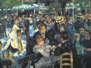 Auguste Renoir - tanec v Moulin de la Galette
